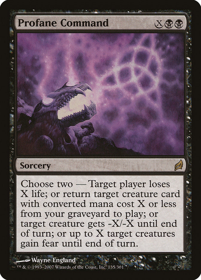 Profane Command [Lorwyn] | Game Haven TX