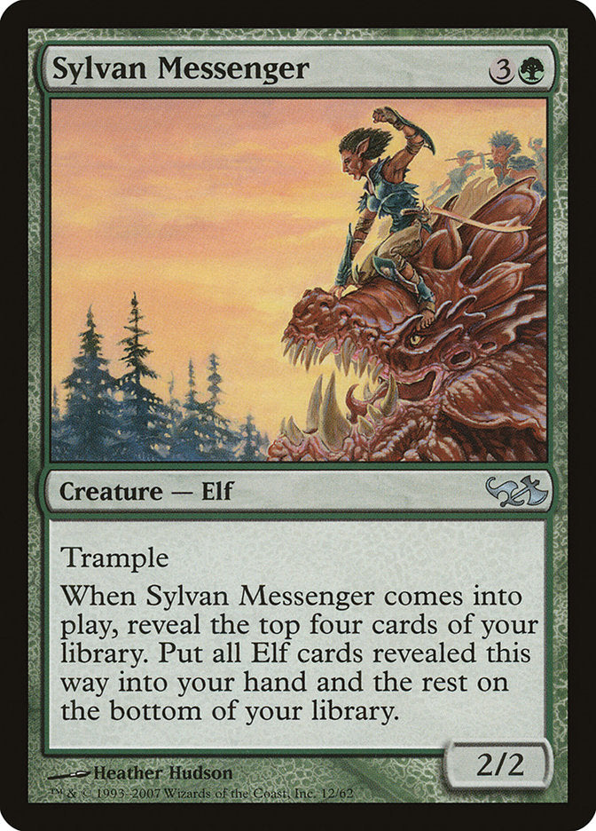 Sylvan Messenger [Duel Decks: Elves vs. Goblins] | Game Haven TX