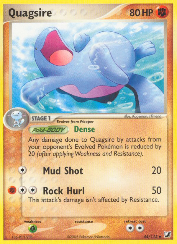 Quagsire (44/115) [EX: Unseen Forces] | Game Haven TX