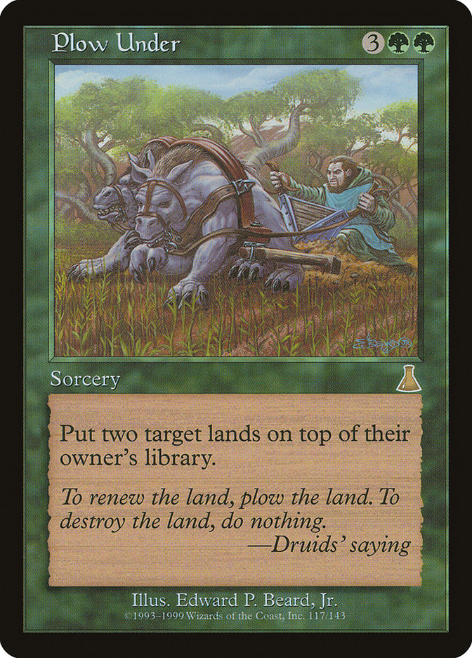 Plow Under [Urza's Destiny] | Game Haven TX