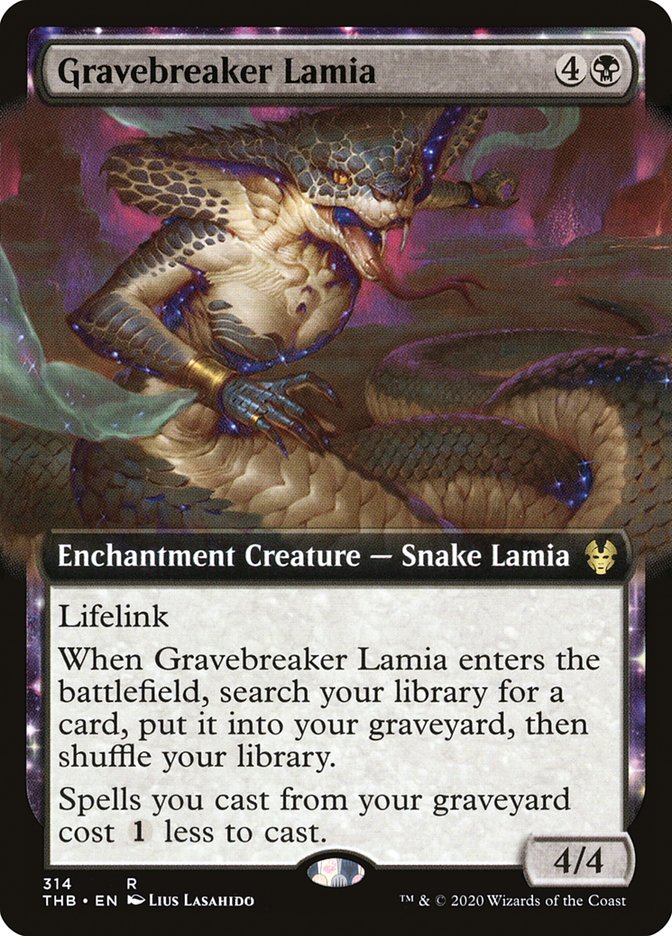 Gravebreaker Lamia (Extended Art) [Theros Beyond Death] | Game Haven TX