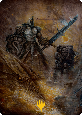 Dakkon, Shadow Slayer Art Card (48) (Gold-Stamped Signature) [Modern Horizons 2 Art Series] | Game Haven TX