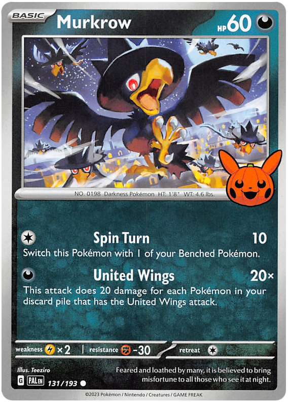 Murkrow (131/193) [Trick or Trade 2023] | Game Haven TX