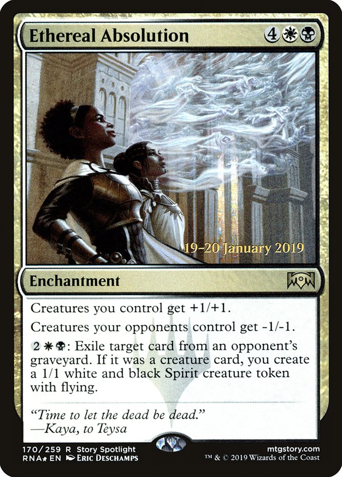 Ethereal Absolution [Ravnica Allegiance Promos] | Game Haven TX