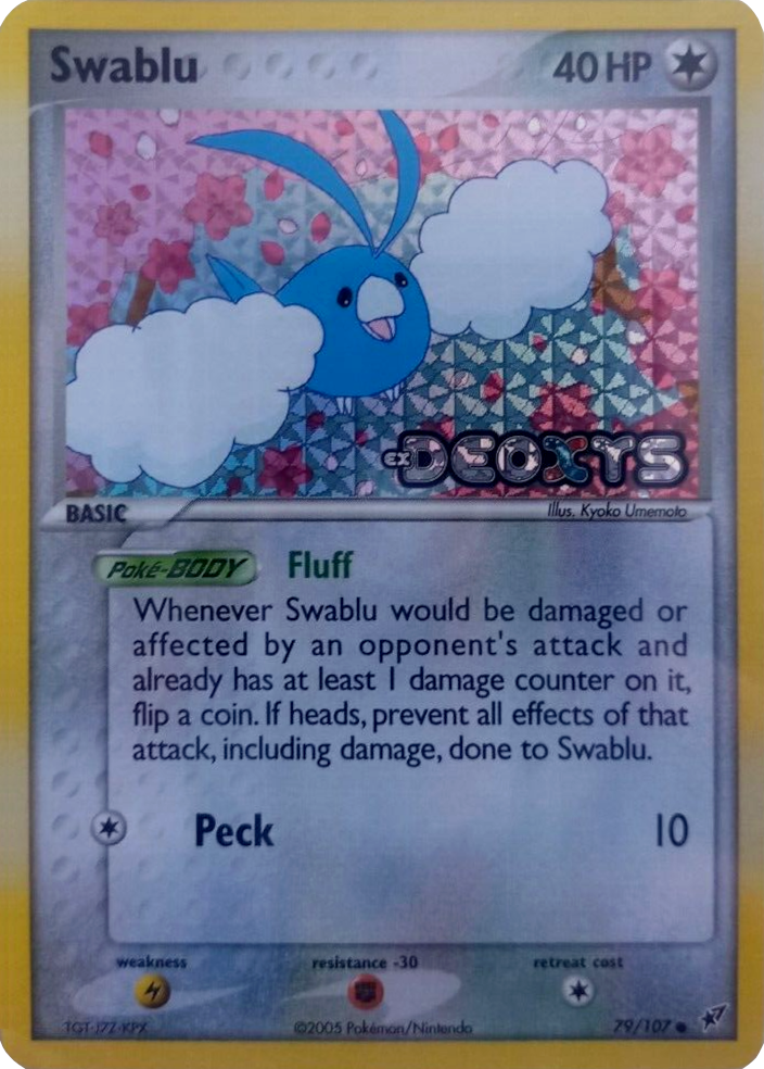 Swablu (79/107) (Stamped) [EX: Deoxys] | Game Haven TX