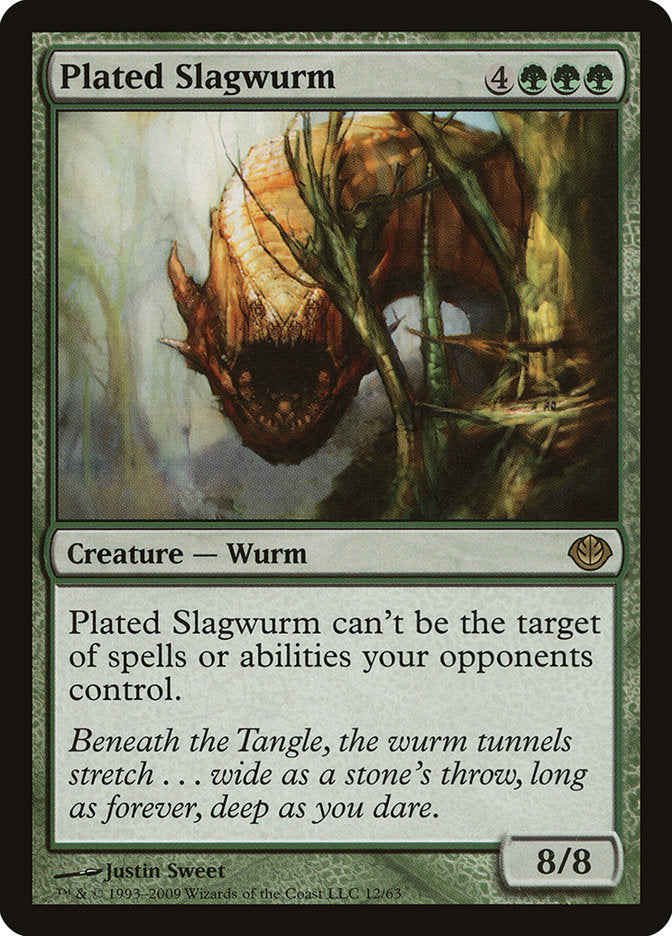 Plated Slagwurm [Duel Decks: Garruk vs. Liliana] | Game Haven TX