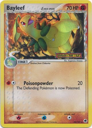 Bayleef (26/101) (Delta Species) (Stamped) [EX: Dragon Frontiers] | Game Haven TX