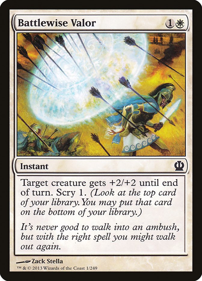Battlewise Valor [Theros] | Game Haven TX