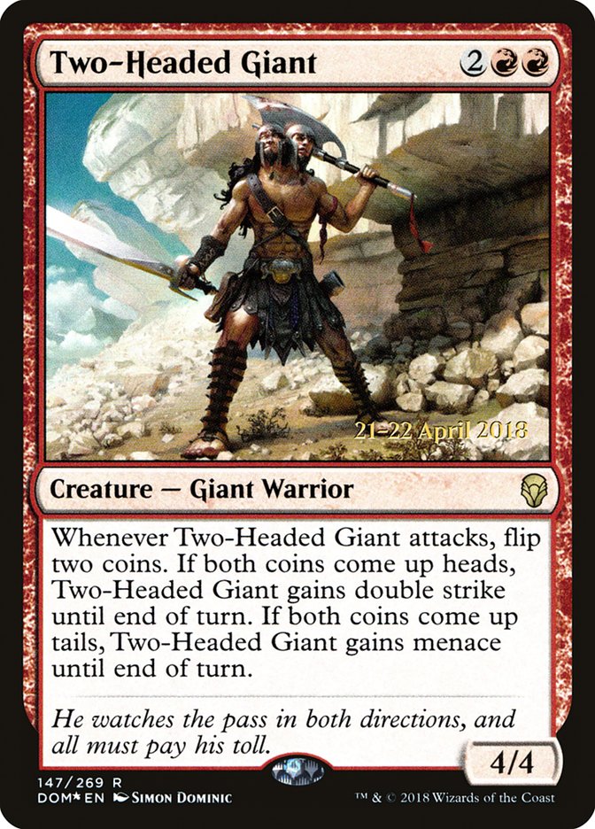 Two-Headed Giant [Dominaria Promos] | Game Haven TX