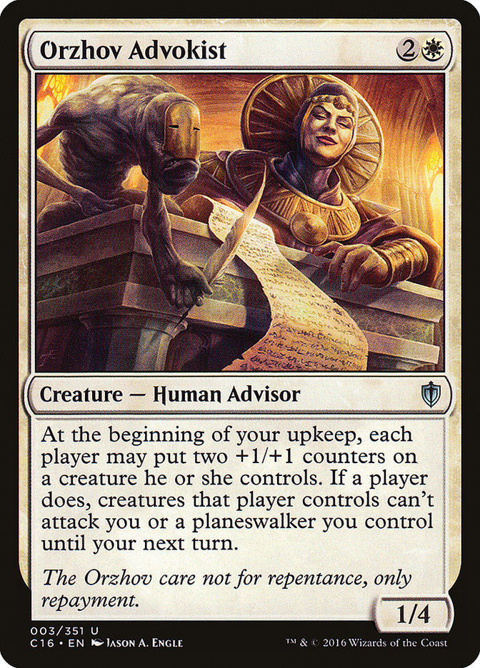 Orzhov Advokist [Commander 2016] | Game Haven TX