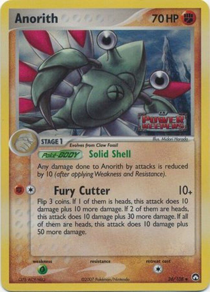 Anorith (26/108) (Stamped) [EX: Power Keepers] | Game Haven TX