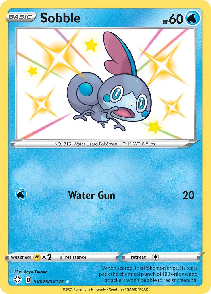 Sobble (SV025/SV122) [Sword & Shield: Shining Fates] | Game Haven TX
