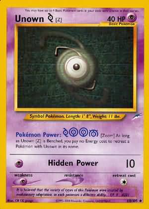 Unown [Z] (60/105) [Neo Destiny Unlimited] | Game Haven TX