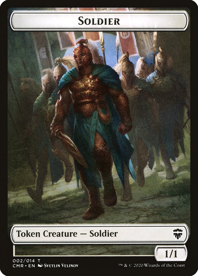 Elephant // Soldier Token [Commander Legends Tokens] | Game Haven TX