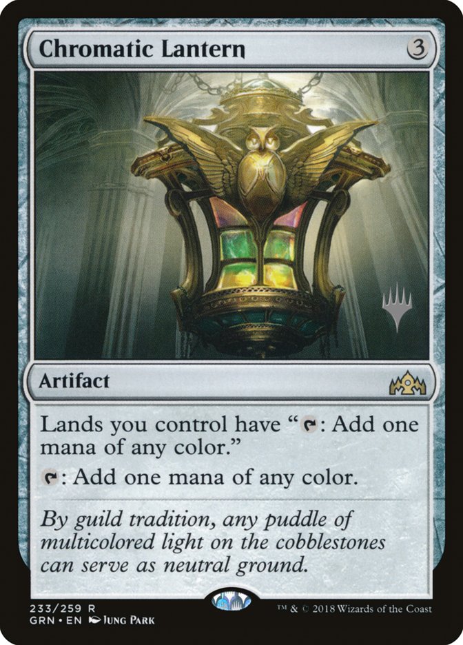 Chromatic Lantern [Guilds of Ravnica Promos] | Game Haven TX