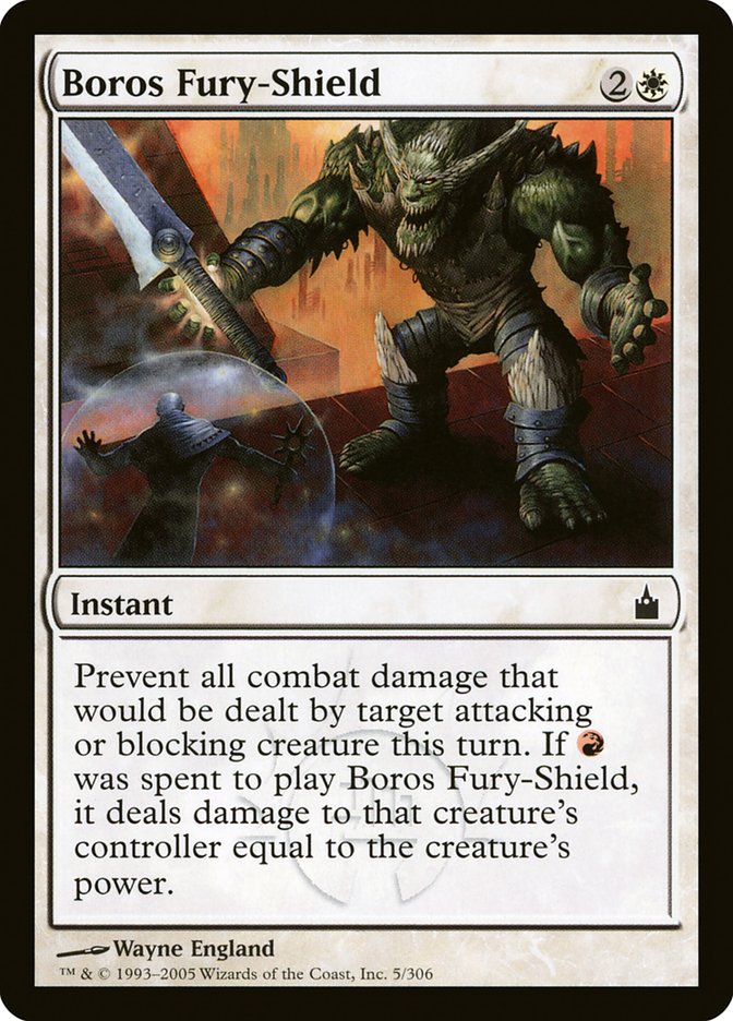 Boros Fury-Shield [Ravnica: City of Guilds] | Game Haven TX
