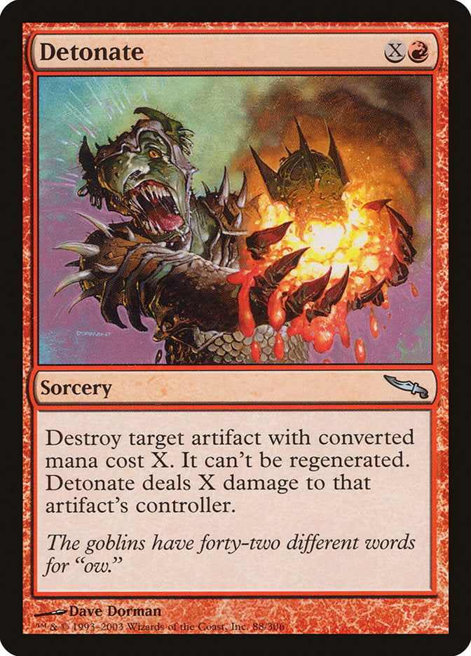 Detonate [Mirrodin] | Game Haven TX