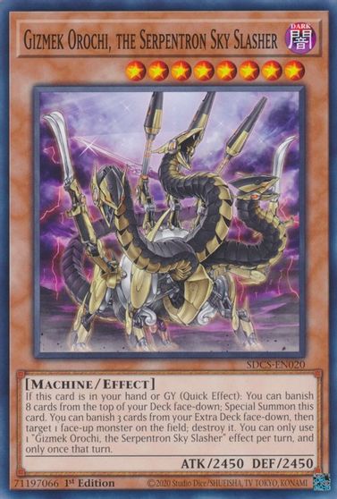 Gizmek Orochi, the Serpentron Sky Slasher [SDCS-EN020] Common | Game Haven TX