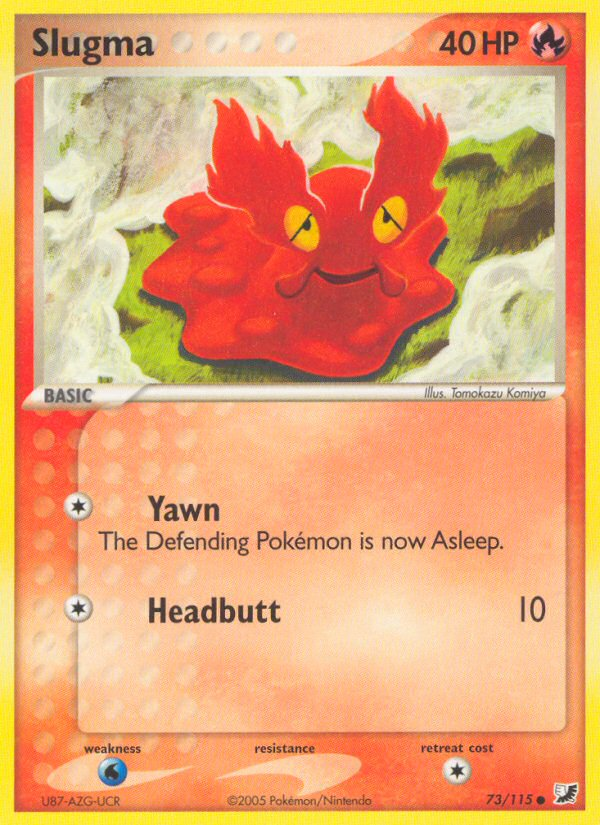 Slugma (73/115) [EX: Unseen Forces] | Game Haven TX