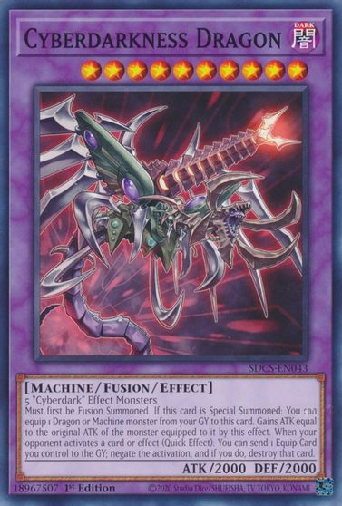 Cyberdarkness Dragon [SDCS-EN043] Common | Game Haven TX