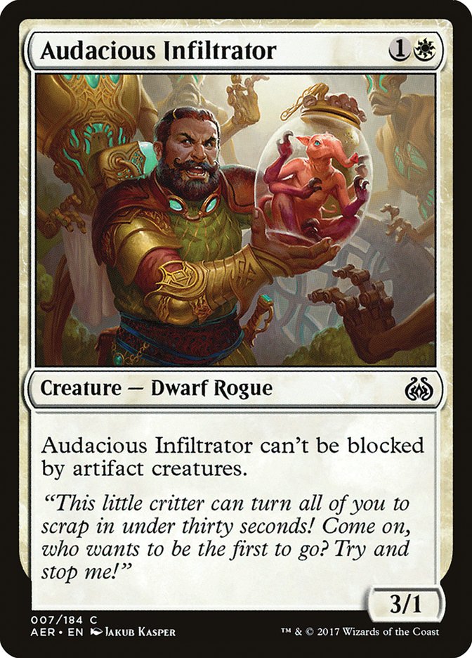 Audacious Infiltrator [Aether Revolt] | Game Haven TX