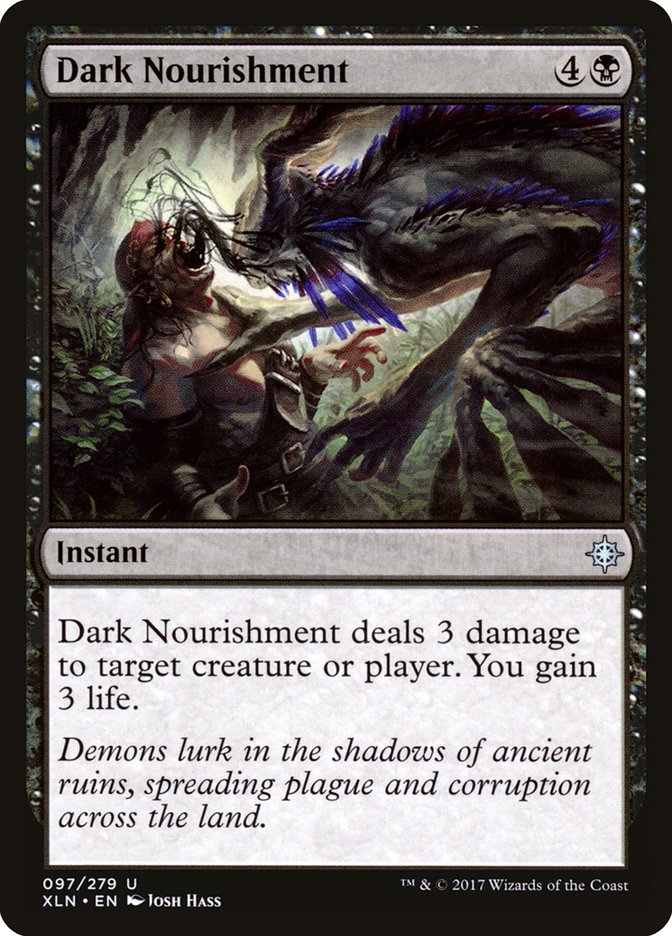 Dark Nourishment [Ixalan] | Game Haven TX