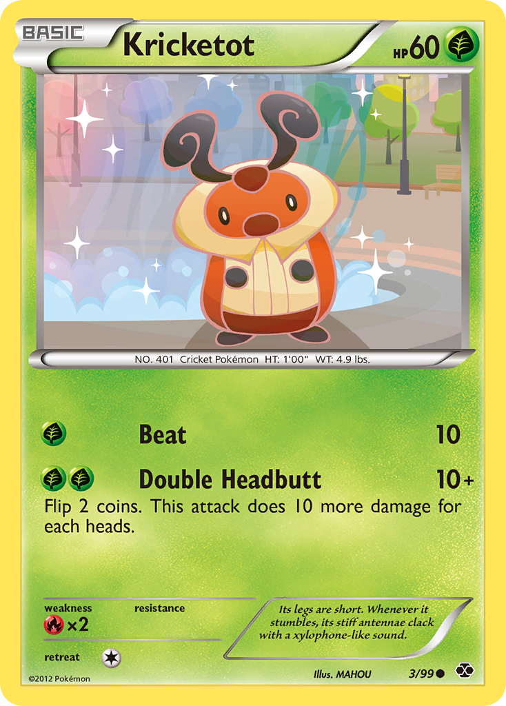 Kricketot (3/99) [Black & White: Next Destinies] | Game Haven TX