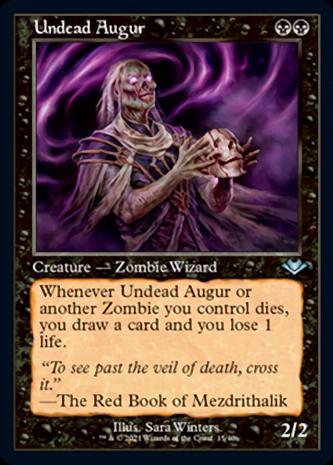 Undead Augur (Retro Etched Foil) [Modern Horizons 2] | Game Haven TX