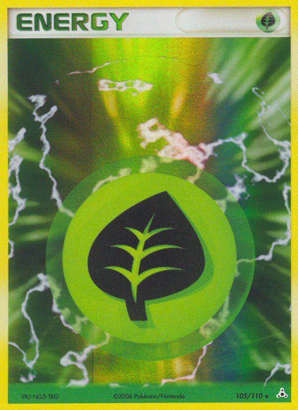 Grass Energy (105/110) [EX: Holon Phantoms] | Game Haven TX