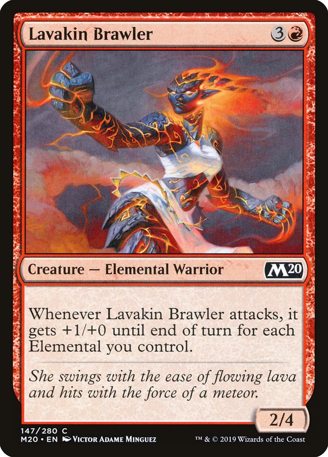 Lavakin Brawler [Core Set 2020] | Game Haven TX