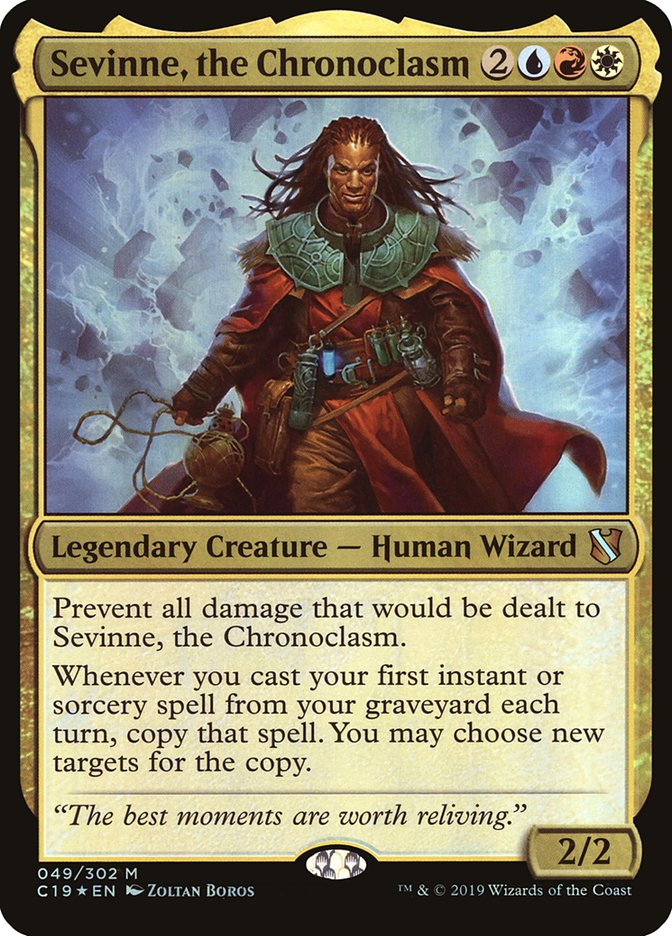 Sevinne, the Chronoclasm (Commander 2019) [Oversize Cards] | Game Haven TX