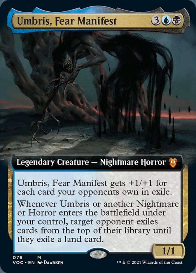 Umbris, Fear Manifest (Extended) [Innistrad: Crimson Vow Commander] | Game Haven TX