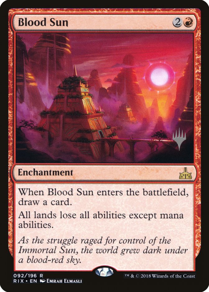 Blood Sun [Rivals of Ixalan Promos] | Game Haven TX