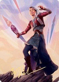 Niko Aris Art Card (Gold-Stamped Signature) [Kaldheim: Art Series] | Game Haven TX