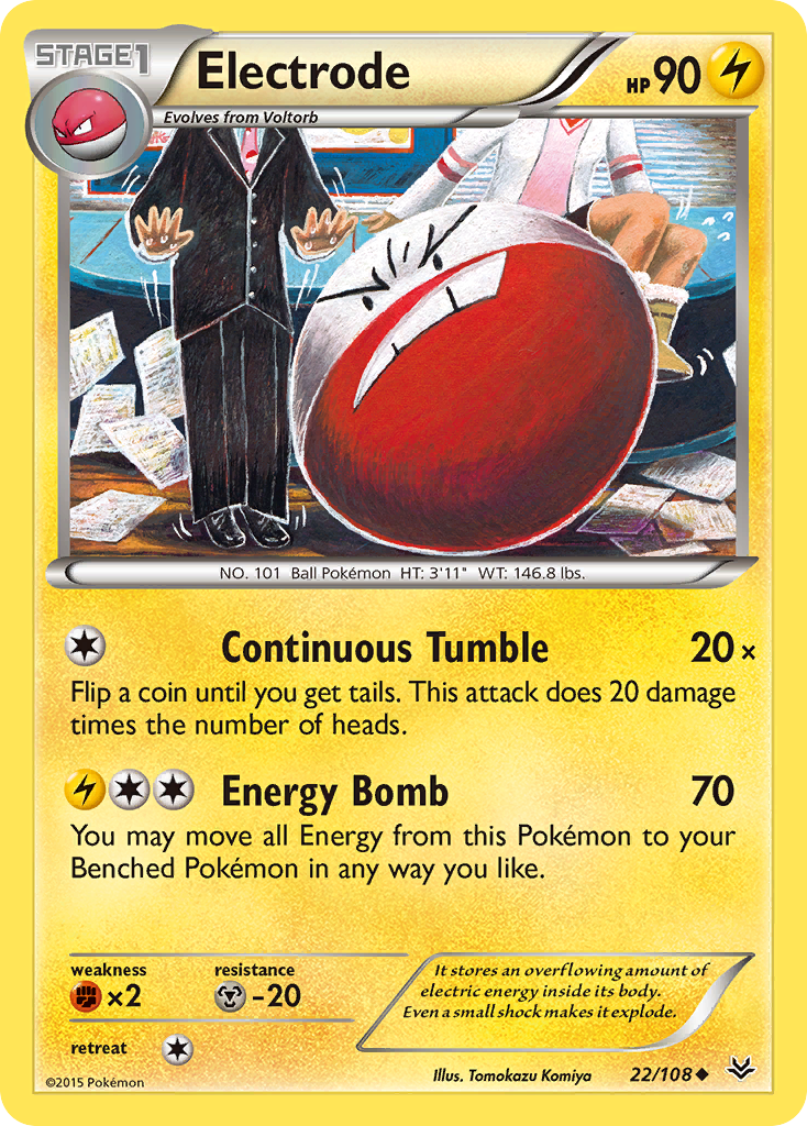 Electrode (22/108) [XY: Roaring Skies] | Game Haven TX