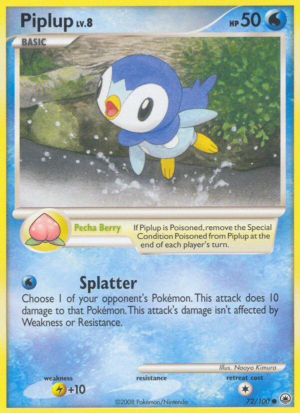 Piplup (72/100) [Diamond & Pearl: Majestic Dawn] | Game Haven TX