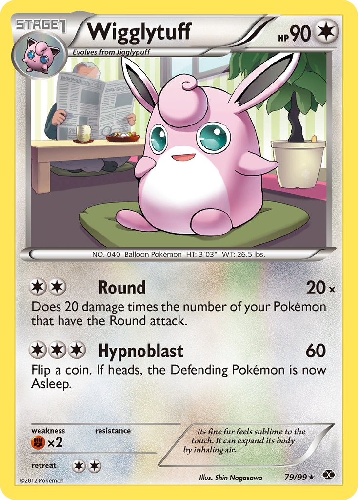 Wigglytuff (79/99) (Cosmos Holo) (Blister Exclusive) [Black & White: Next Destinies] | Game Haven TX