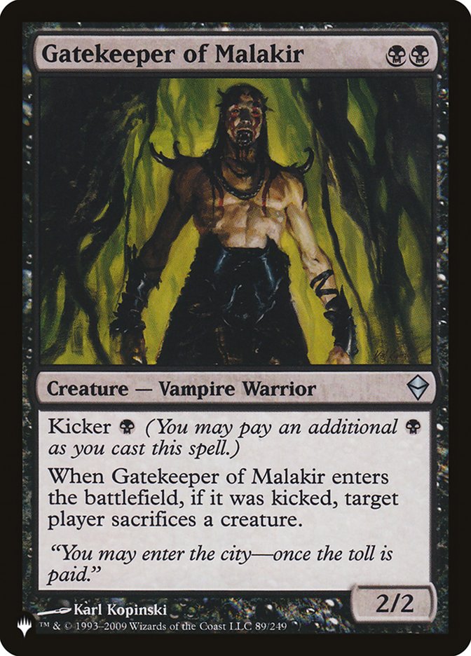 Gatekeeper of Malakir [The List] | Game Haven TX