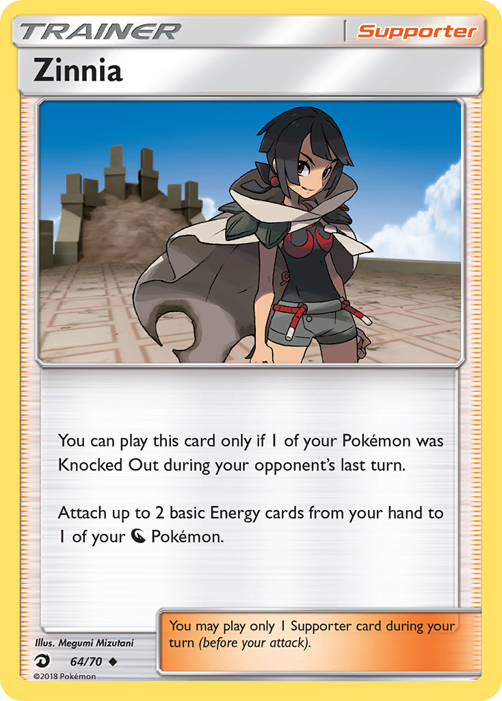 Zinnia (64/70) [Sun & Moon: Dragon Majesty] | Game Haven TX