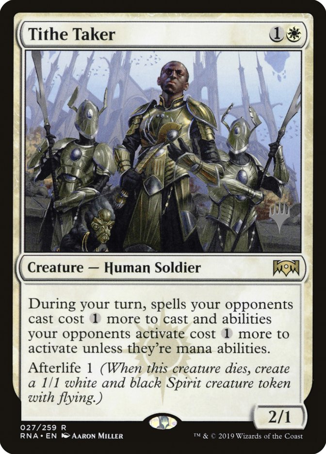 Tithe Taker [Ravnica Allegiance Promos] | Game Haven TX