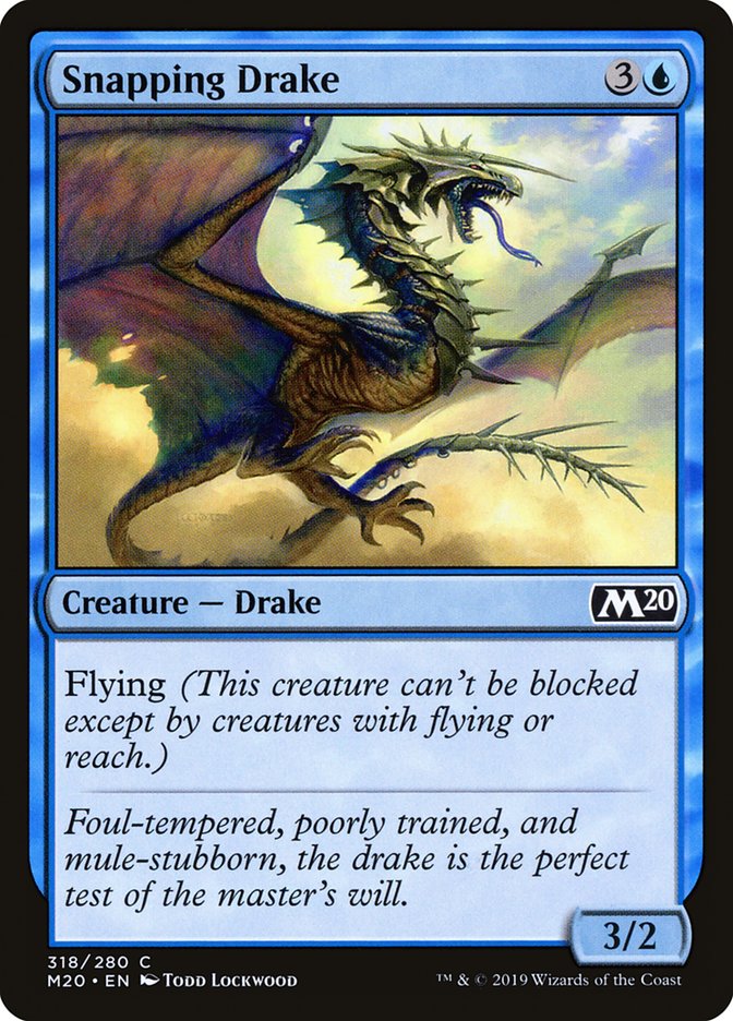 Snapping Drake [Core Set 2020] | Game Haven TX