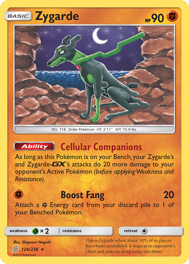 Zygarde (124/236) [Sun & Moon: Unified Minds] | Game Haven TX