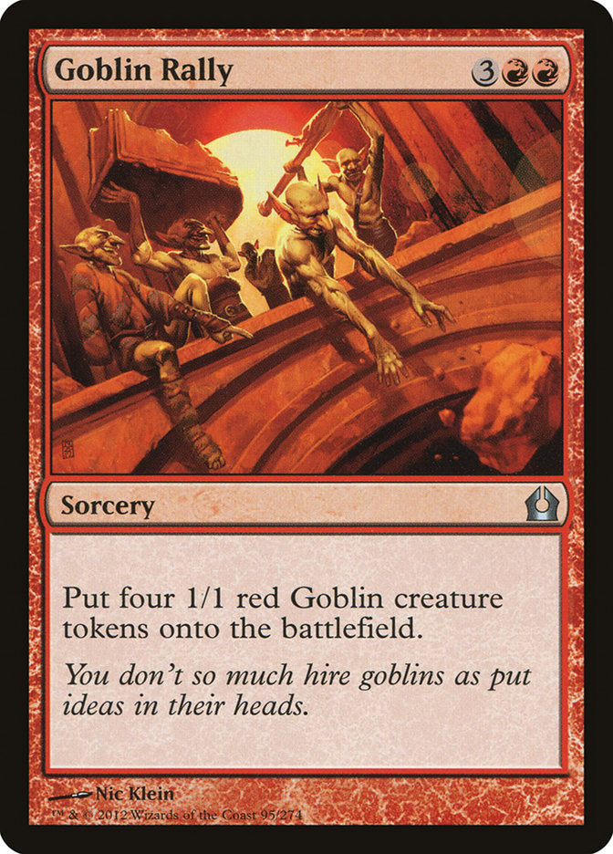 Goblin Rally [Return to Ravnica] | Game Haven TX