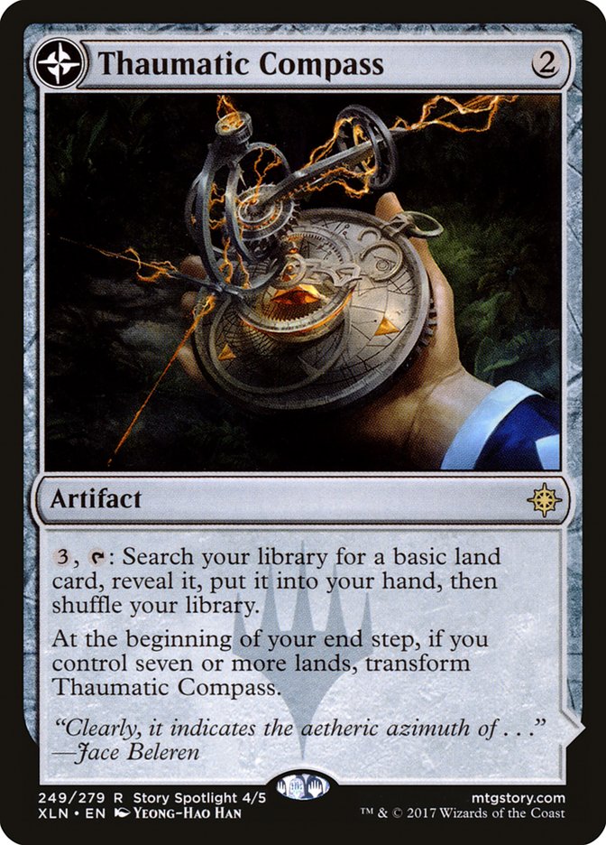 Thaumatic Compass // Spires of Orazca [Ixalan] | Game Haven TX