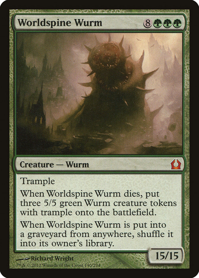 Worldspine Wurm [Return to Ravnica] | Game Haven TX