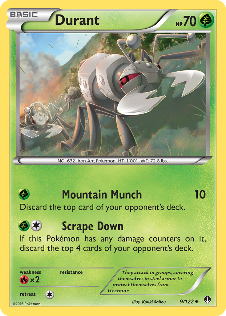 Durant (9/122) [XY: BREAKpoint] | Game Haven TX