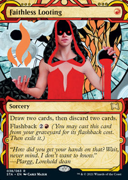 Faithless Looting (Etched Foil) [Strixhaven Mystical Archive] | Game Haven TX