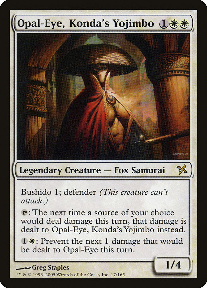 Opal-Eye, Konda's Yojimbo [Betrayers of Kamigawa] | Game Haven TX