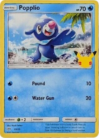 Popplio (23/25) [McDonald's 25th Anniversary] | Game Haven TX