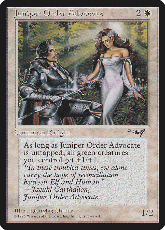 Juniper Order Advocate [Alliances] | Game Haven TX